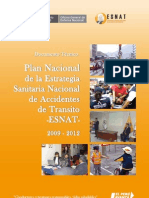 Plan Nacional de La Estrategia Sanitaria de Accidentes de Transito 2009-2012