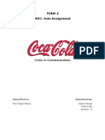 Coca Cola Case - Resubmission