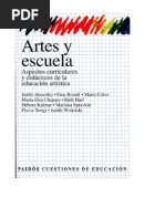 ARTES Y ESCUELA. Aspectos Curriculares...
