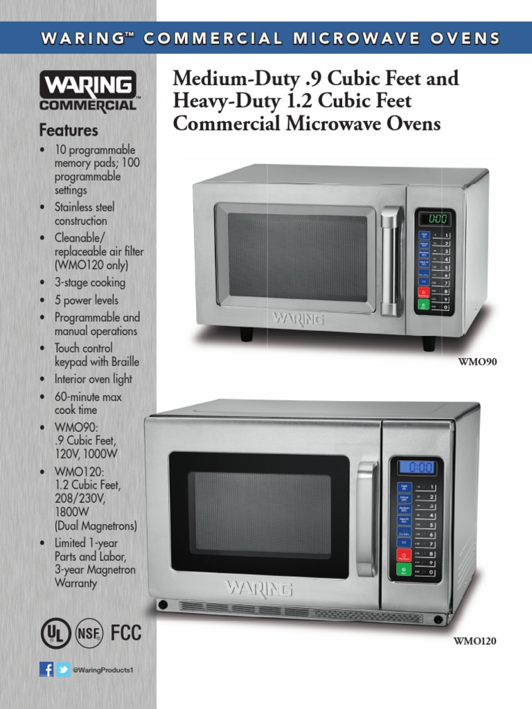 MediumDuty .9 Cubic Feet and HeavyDuty 1.2 Cubic Feet Commercial