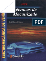 Tecnicas de Mecanizado. Jose Manuel Alonso Paraninfo