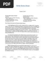 Tester’s letter to Senate HELP Committee Chairman Lamar Alexander and Ranking Member Murray