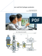 Nuclear Power Could Fuel Hydrogen Production