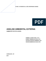 Análise Ambiental Externa: Político/legal