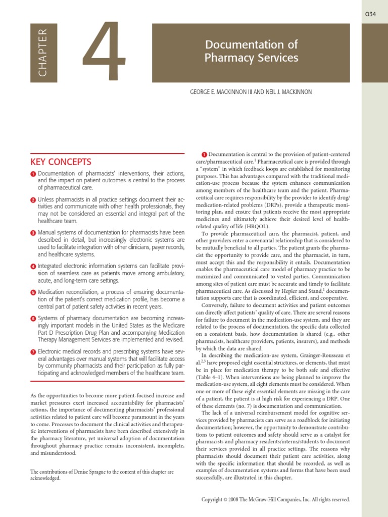 Pharmacotherapy Chap004 | PDF | Pharmacy | Medical Prescription