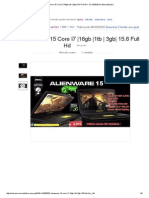 Alienware 15 Core I7 - 16gb - 1tb - 3gb - 15.6 Full HD - S - 6