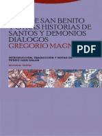 GREGORIO MAGNO Vida de San Benito y Otras Historias de Santos y Demonios