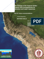 3 (PRAA) Climate Change in The Tropical Andes - Impacts and Consequences For Glaciation and Water