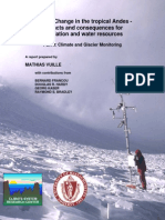 2 (PRAA) Climate Change in The Tropical Andes - Impacts and Consequences For Glaciation and Water