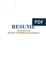 Resume Pengantar SIG