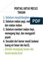 5 Waktu Penting Memcuci Tangan