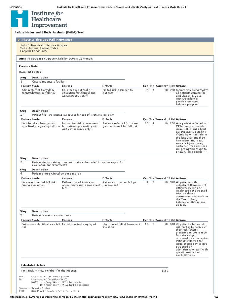 Physical Therapy Fall Prevention | PDF | Patient | Preventive Healthcare