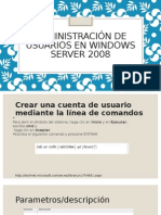 Administración de Usuarios en Windows Server 2008