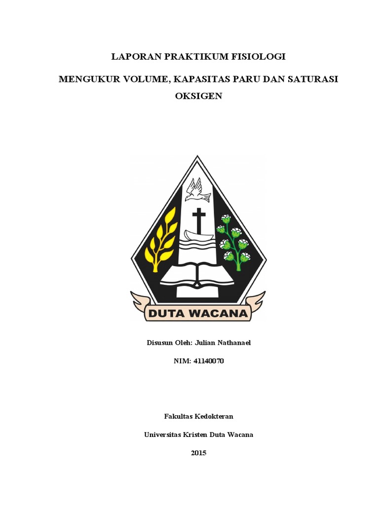 Laporan Praktikum Fisiologi Respirasi Laporan Praktikum Fisiologi Respirasi