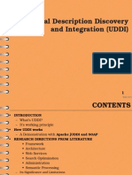 Universal Description Discovery and Integration (UDDI) : A Review