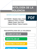 Psicopatologia de La Violencia