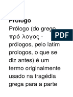 Prólogo Epílogo Diferença