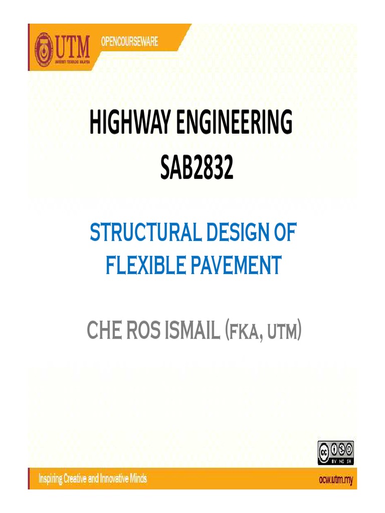 Flexible Pavement Structural Design Guide | PDF | Road Surface ...