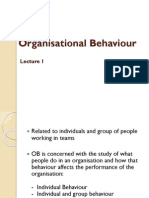 Organisational Behaviour