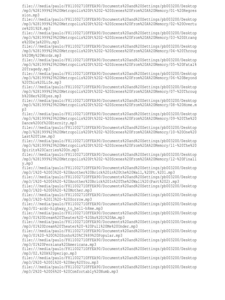 Document Mp3 | PDF | Telecommunications | Computer File