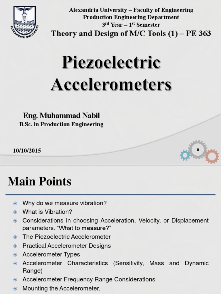 Vibration Measurement | PDF | Accelerometer | Piezoelectricity