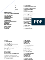 Irregular Verbs Rap Lyrics College