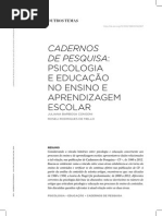 Cadernos de Pesquisa Psicologia e Educac