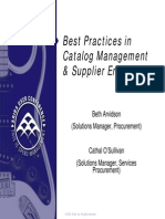 NAUC09.Ariba Procurement - Best Practices in Supplier Enablement and Content