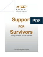 Support For Survivors - Training For Sexual Assault Counselors PDF