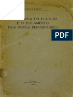 SÉRGIO, Antonio - O Problema Da Cultura e o Isolamento Dos Povos Peninsulares PDF