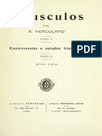 HERCULANO, Alexandre - Opusculos [Cartas]