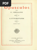 HERCULANO, Alexandre - Opusculos 09