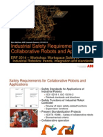 Industrial Safety Requirements For Collaborative ROBOTS and Applications - ERF2014
