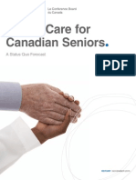 Future Care For Canadian Seniors: The Conference Board of Canada