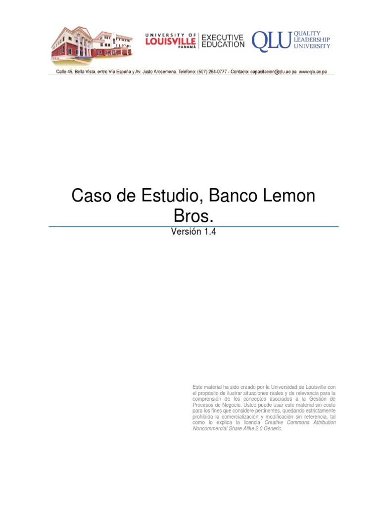 Caso Lemon Bros PDF | PDF | Bancos | Correo electrónico