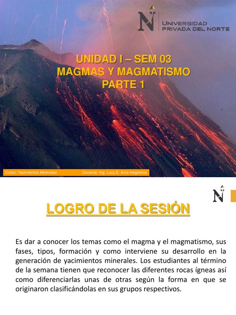 Fases y Tipos de Magma en Minería | PDF | Magma | Volcán