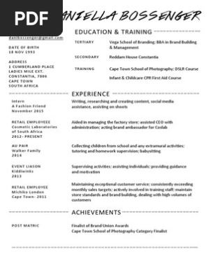 CV