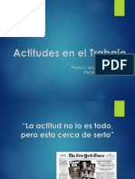 Actitudes en El Trabajo