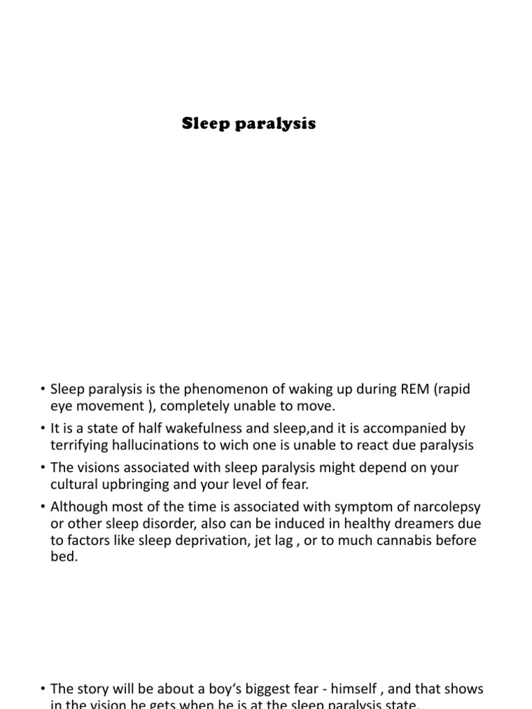 sleep paralysis research paper