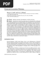 CONCEPTUALIZING STIGMA