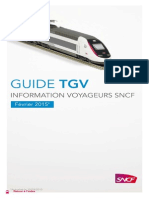 2015 Guide for High Speed Train in France 