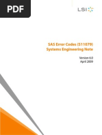 LSI SAS Error Codes