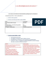 Comment Faire Un Developpement Structure