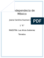 La Independecia de México