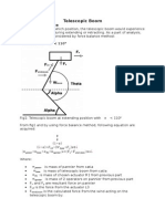 Telescopic Boom Force Analysis