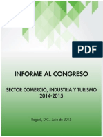 Informe Turismo Al Congreso 2015
