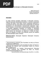 Musicoterapia e a Educação Inclusiva