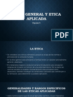 Etica General y Etica Aplicada