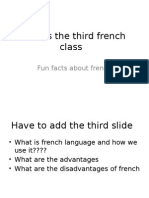 This Is The Third French Class: Fun Facts About French