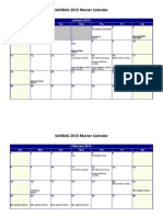 2015 Meeting Schedule